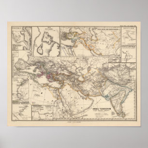 Poster Orbis terrarum regni Persici tempore