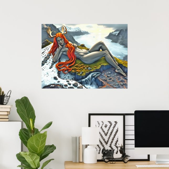 Poster Orca Bento da Deusa (Escritório em casa)