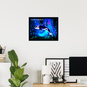 Poster Orca Cósmica