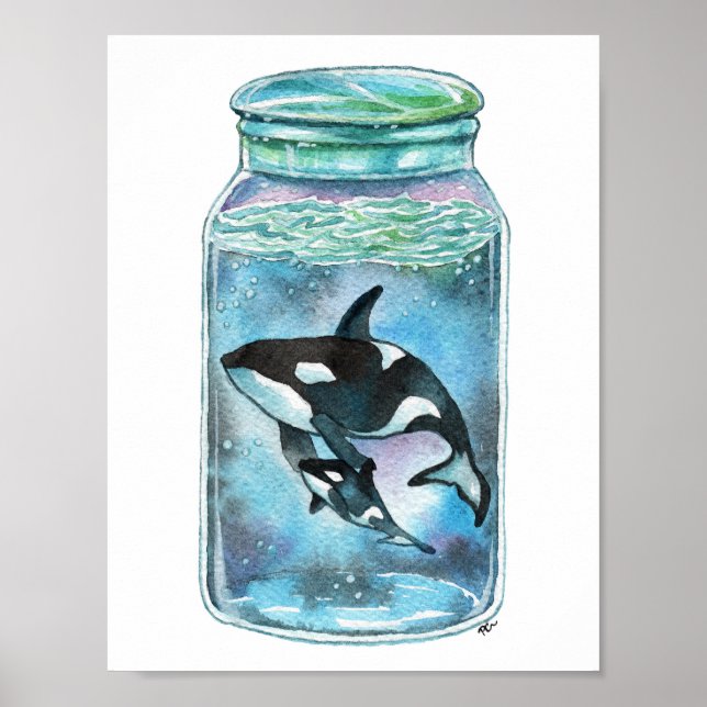 Poster Orca no Jar (Frente)