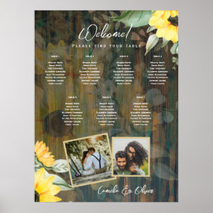 Poster ORÇAMENTO 7Mesa FLORES DE MADEIRA RÚPTICA SENTAÇÕE