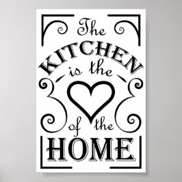 Poster Orçamento de design de cozinha