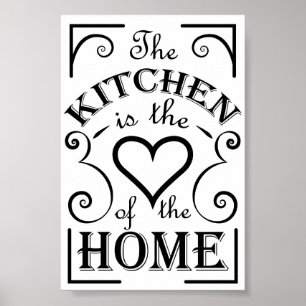Poster Orçamento de design de cozinha