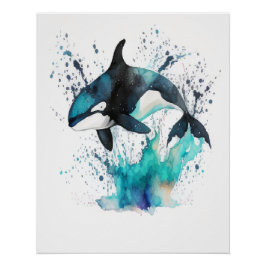 Póster Orcinus orca Wall art