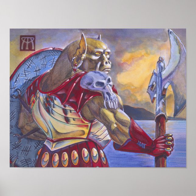 Poster Orcish Veteran (Frente)