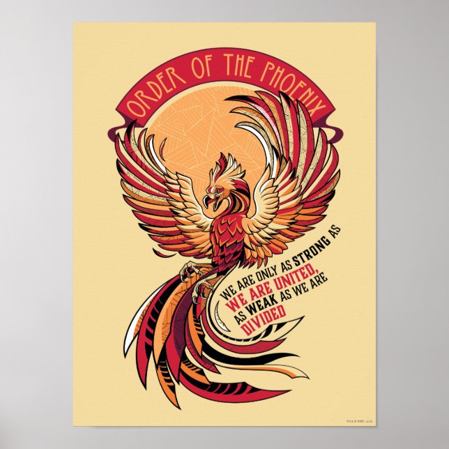 Poster Ordem do Emblema Cruzado de Phoenix (Frente)
