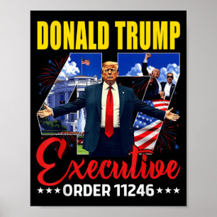 Poster Ordem Executiva 11246 47º Presidente Trump 2025 Es