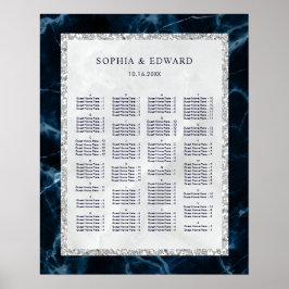 Poster Ordenação ALFABÉTICA Gráfico de Sentados de Casame