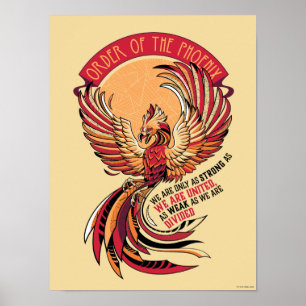 Poster Order of the Phoenix Crosshatched Emblem