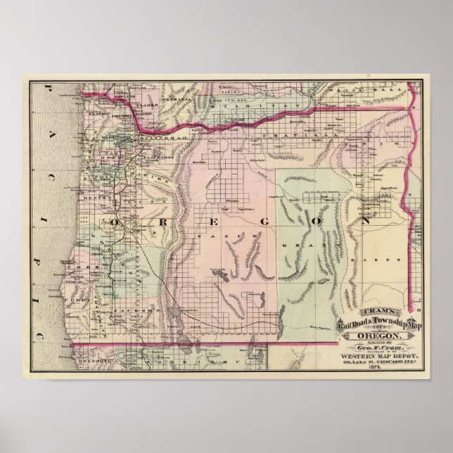 Póster Oregon 6 (Frente)