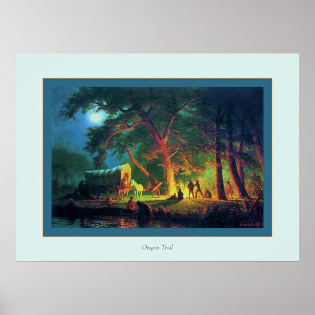 Póster Oregon Trail (Frente)