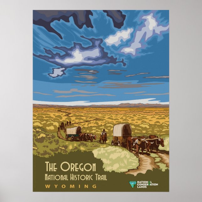 Póster Oregon Trail (Frente)