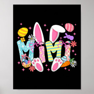 Poster Orelhas de Coelhinho da Páscoa Mimi Laço Sedutor C