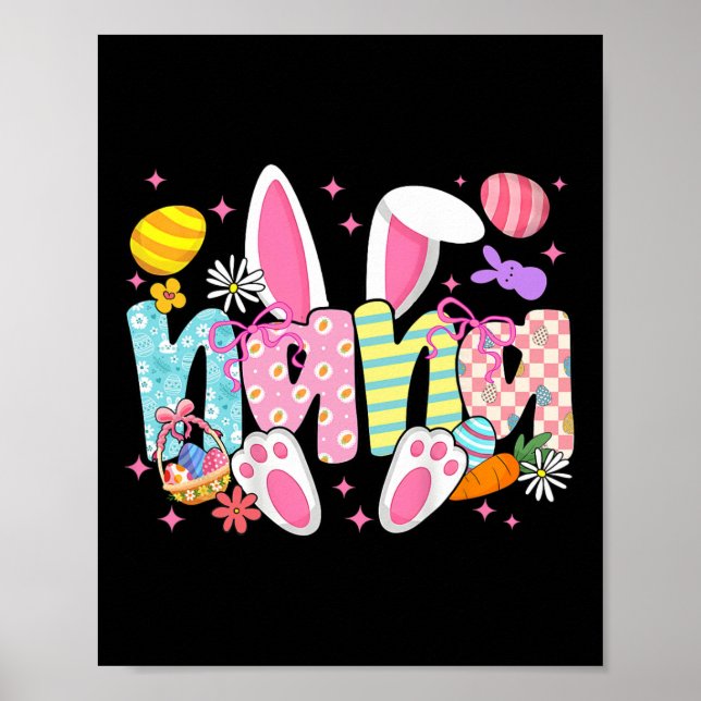 Poster Orelhas de Coelhinho da Páscoa Nana Laço Sedutor C (Frente)