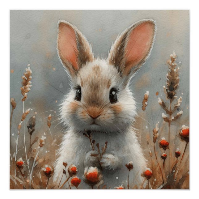 Póster Orelhas Efêmeras: Um Coelhinho Cheio de Caprichos (Frente)