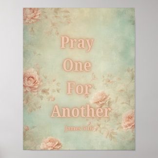 Poster Orem Uns Pelos Outros - Tiago 5:16