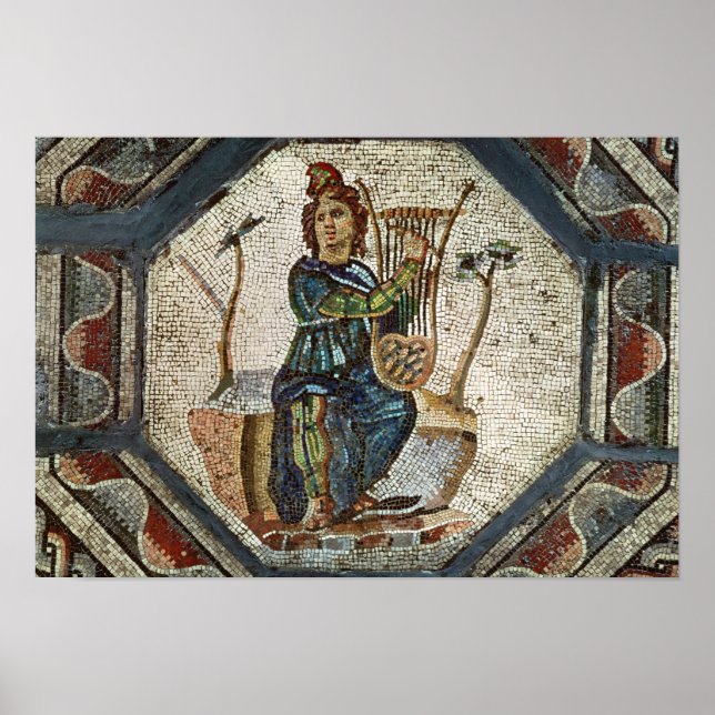 Póster Orfeus Encharcando os Animais (Frente)