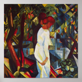 Póster Órfismo de Vintage, Casal no bosque por Macke