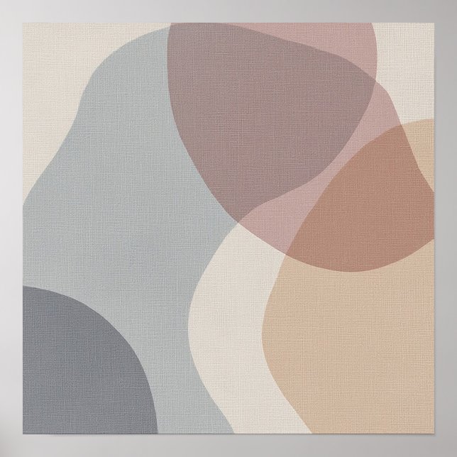 Poster Organic Silence Minimalist Design (Frente)
