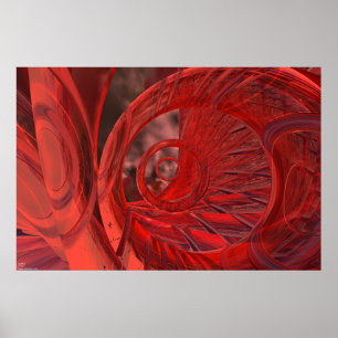 Poster Organix - Vermelho