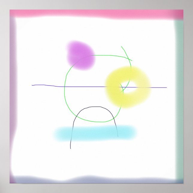 Poster Organizado em um fundo branco (Frente)