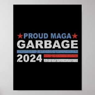 Poster Orgulheira de Trump de Lixo
