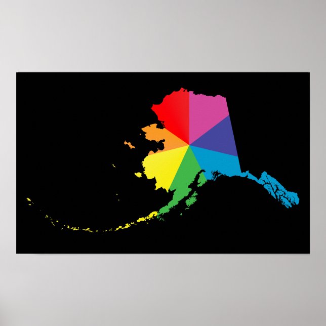 Póster orgulho alaska. (Frente)