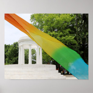 Poster Orgulho Arco-íris de Marshall Michigan 