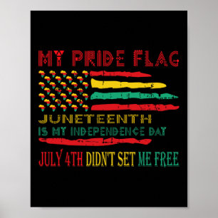 Poster Orgulho Bandeira Juntee É O Meu Dia da Independênc