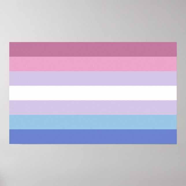 Poster Orgulho Bigênero (Frente)