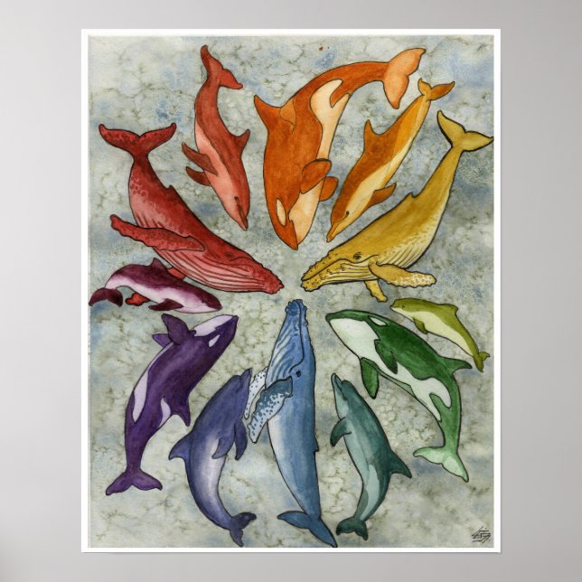 Poster Orgulho Cetaceano (Frente)