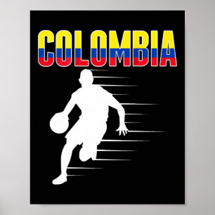 Poster Orgulho Colômbia - Fãs de Sketll Jersey Colombiana