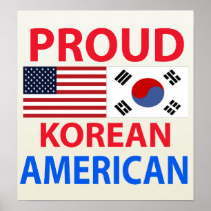 Poster Orgulho coreano americano