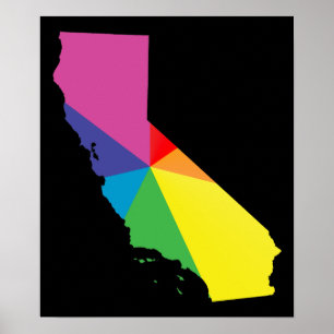 Poster orgulho da califórnia.