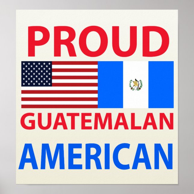 Poster Orgulho da Guatemala (Frente)