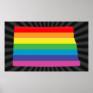 Poster orgulho dakota do norte.