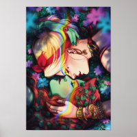 Orgulho DC Harley Quinn e Cobrir venenoso da Ivy C
