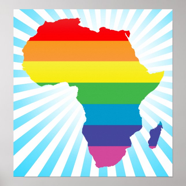 Poster orgulho de áfrica. (Frente)