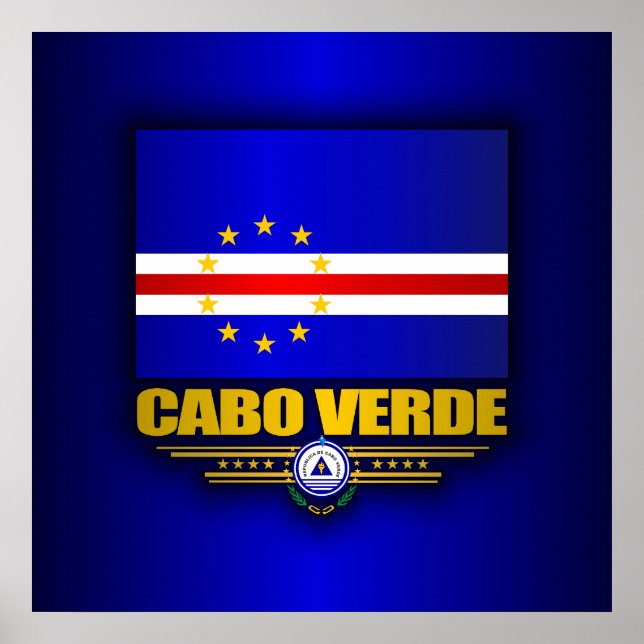 Póster Orgulho de Cabo Verde (Frente)
