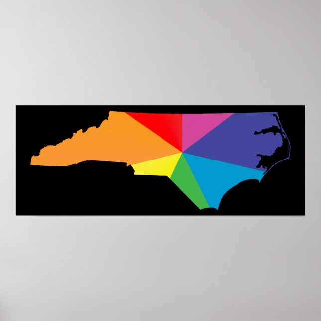 Poster orgulho de carolina do norte. (Frente)