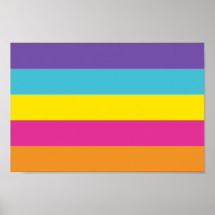 Poster Orgulho de Gênero Não Binário