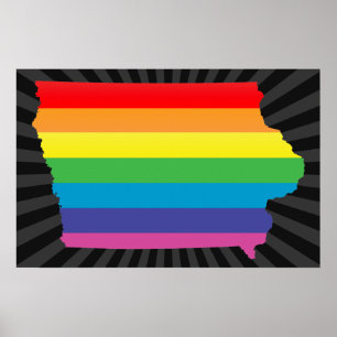 Póster orgulho de iowa.
