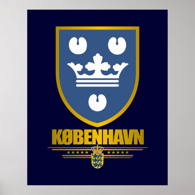 Póster Orgulho de Kobenhavn (Copenhaga) (Frente)