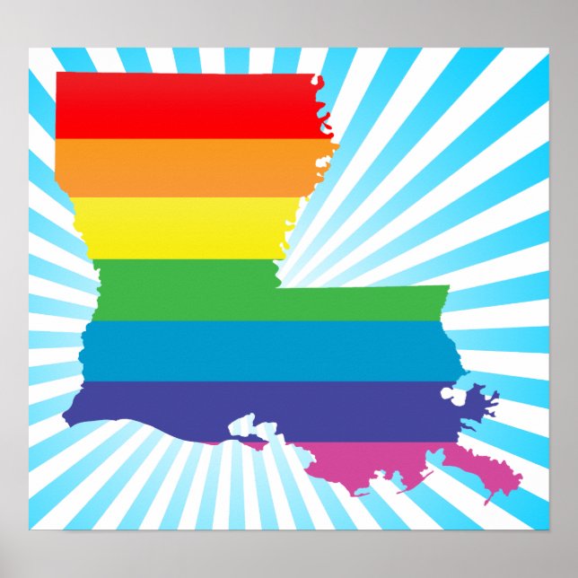 Póster orgulho de louisiana. (Frente)