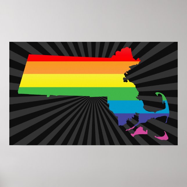 Póster Orgulho de massMassachusetts. (Frente)