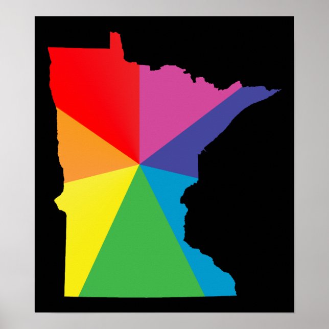 Poster orgulho de Minnesota. (Frente)