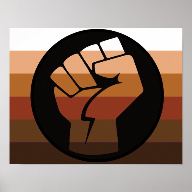Poster Orgulho de Pessoas de Cor (POC) (Frente)