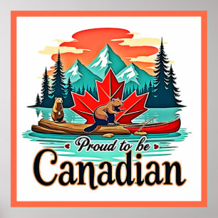 Poster Orgulho de ser canadense