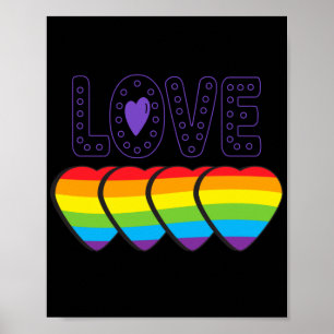 Poster Orgulho do Amor. LGBT+Orgulho. Orgulho de amor