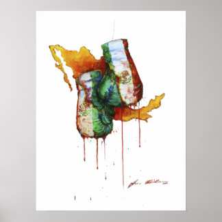 Póster Orgulho do Boxing Mexicano